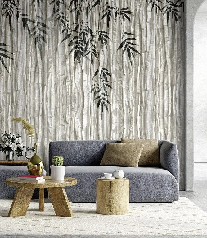 paper leaves 3d wall